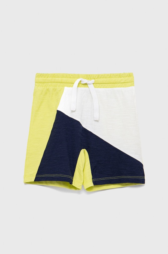 United Colors of Benetton szorty bawełniane dziecięce bawełna zielony 3BVXG900C.P