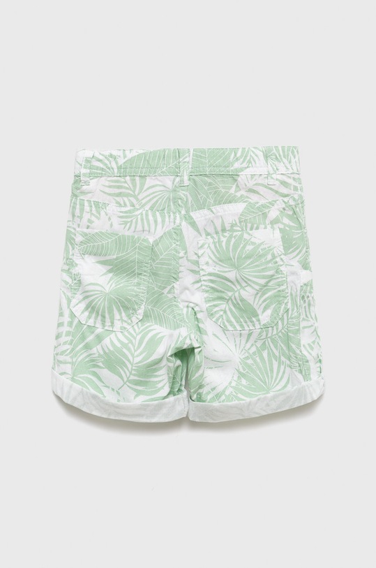 Παιδικό βαμβακερό σορτς United Colors of Benetton 4HF2C900I.G πράσινο SS22