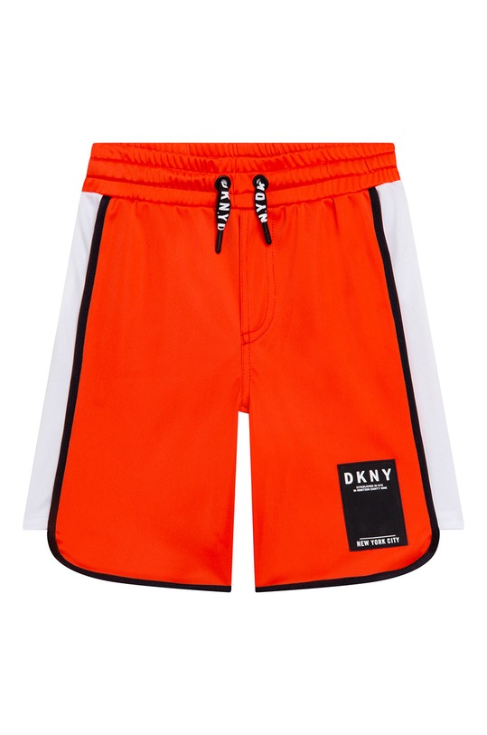 Dkny szorty bawełniane dziecięce D24755 D24755 pomarańczowy SS22