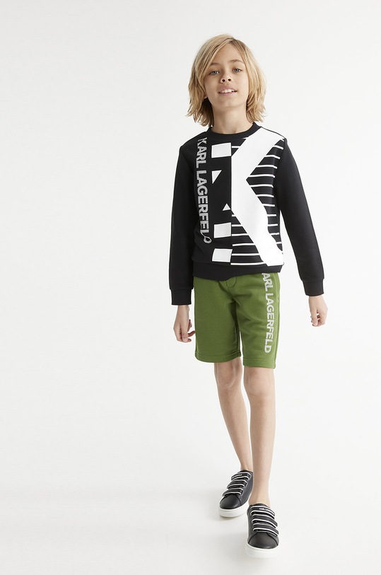 Karl Lagerfeld pantaloni scurti copii casual verde Z24128.162.174