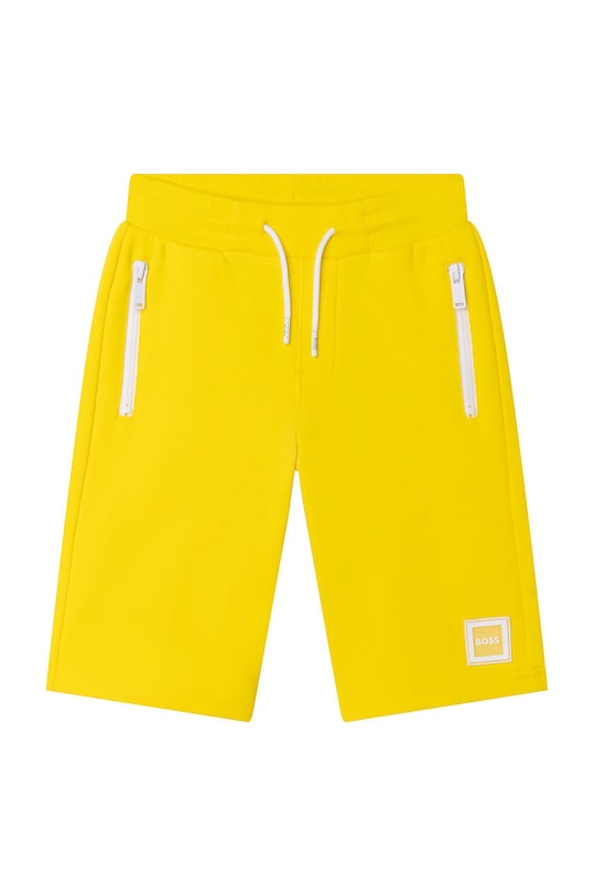BOSS pantaloni scurti copii casual galben J24748.114.150