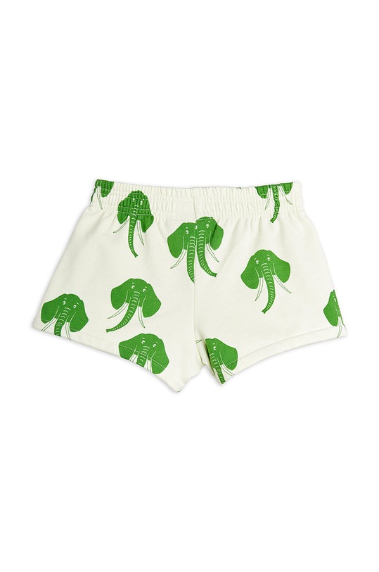 Detské bavlnené šortky Mini Rodini 2223011911 biela SS22