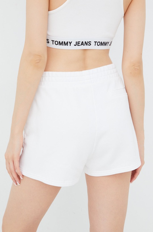 Odzież Tommy Jeans szorty bawełniane DW0DW12626.PPYY DW0DW12626.PPYY biały
