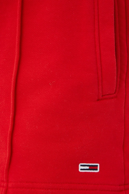 Tommy Jeans szorty bawełniane DW0DW12626.PPYY czerwony DW0DW12626.PPYY