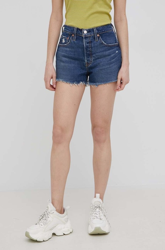 Levi's pantaloni scurti jeans jeans bleumarin 56327.0206