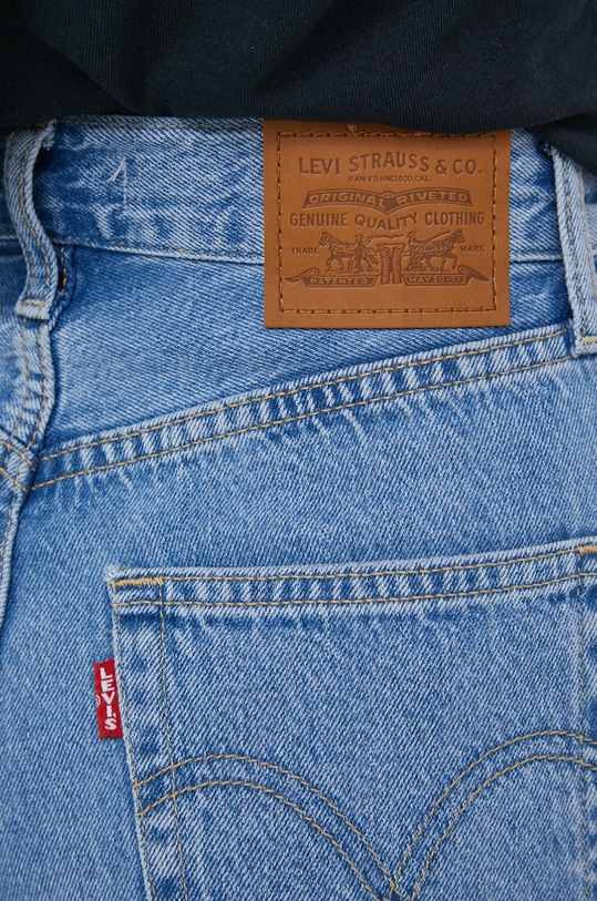 Levi's szorty jeansowe 77879.0076 niebieski