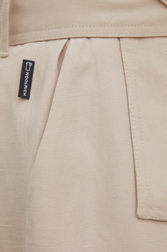Woolrich szorty beżowy CFWWSH0020FRUT3043