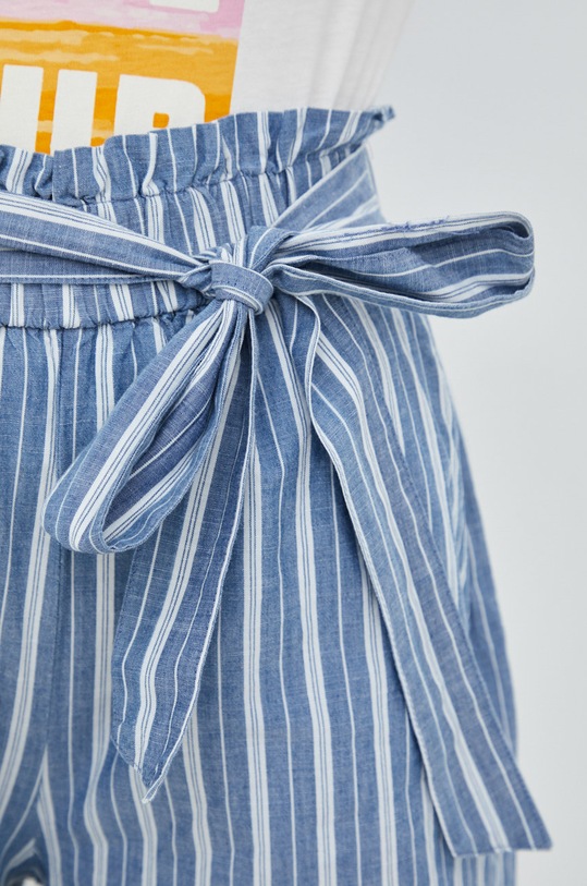 Vero Moda szorty bawełniane niebieski 10264337.MediumBlue