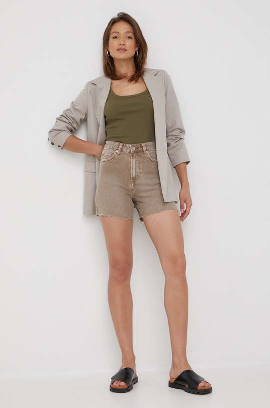 Dr. Denim szorty jeansowe 193012865.659 beżowy SS22