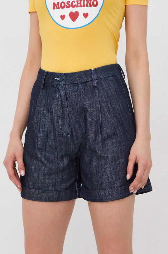 Love Moschino pantaloni scurti panza bleumarin W.O.174.80.T.307A