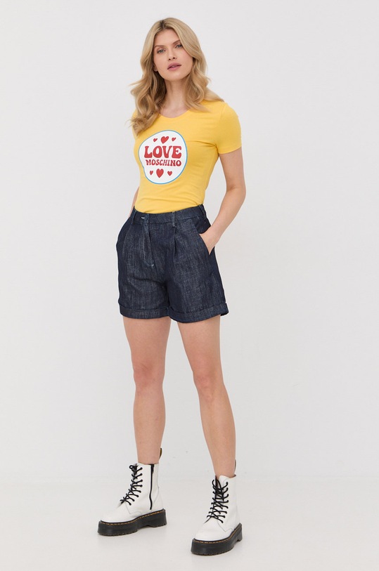 Love Moschino szorty W.O.174.80.T.307A granatowy SS22