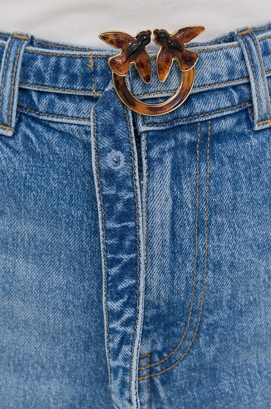 Îmbrăcăminte Pinko pantaloni scurti jeans 1J10UT.Y82N albastru
