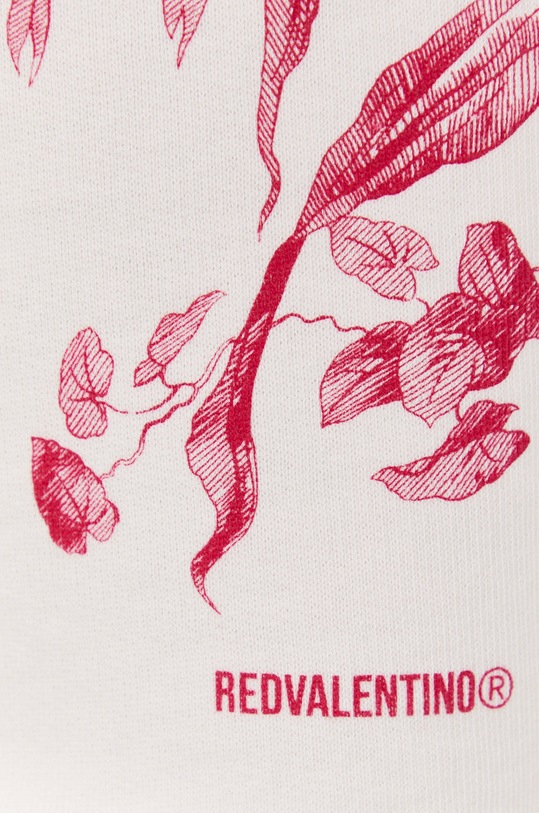 Red Valentino szorty bawełniane czerwony XR0MD02T6GN