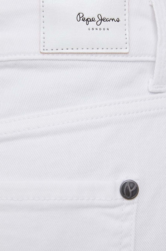 Pepe Jeans szorty jeansowe MARY SHORT biały PL800998TA2.000