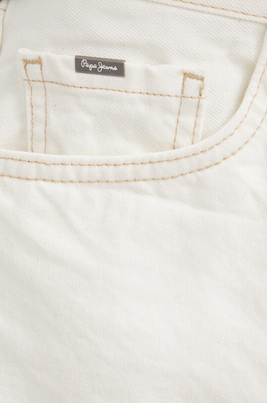 Бавовняні шорти Pepe Jeans Suzie бежевий PL801003TB4.000
