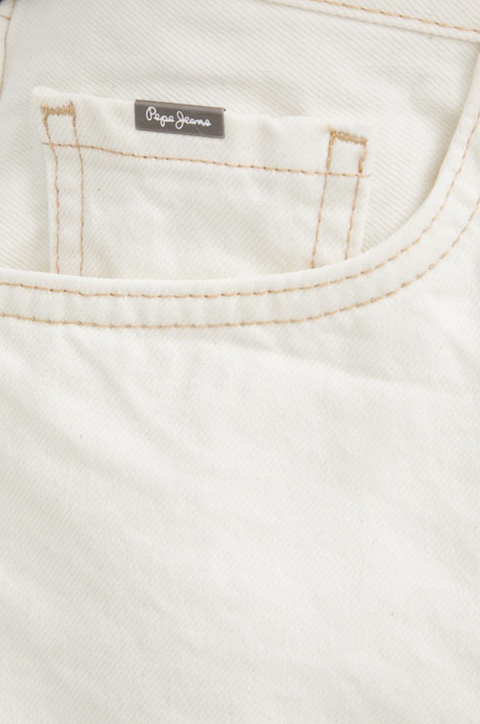 Pepe Jeans pantaloni scurti din bumbac Suzie bej PL801003TB4.000