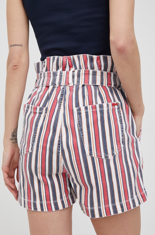 Îmbrăcăminte Pepe Jeans pantaloni scurti jeans Phoebe Stripe PL800989.0AA multicolor