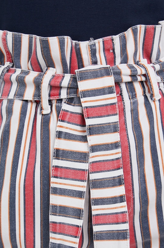 Pepe Jeans pantaloni scurti jeans Phoebe Stripe multicolor PL800989.0AA