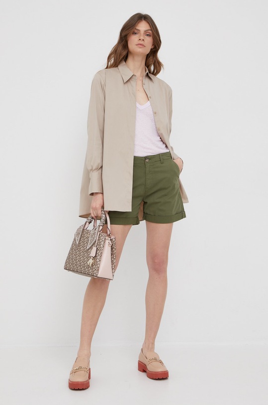 Kraťasy Pepe Jeans Junie PL800996C75.684 zelená SS22