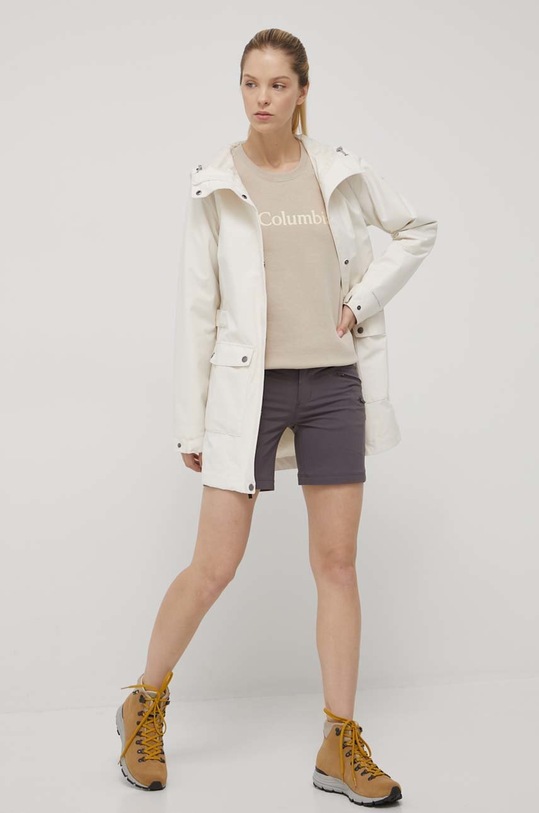 Columbia szorty outdoorowe Peak to Point 1727611 szary SS22