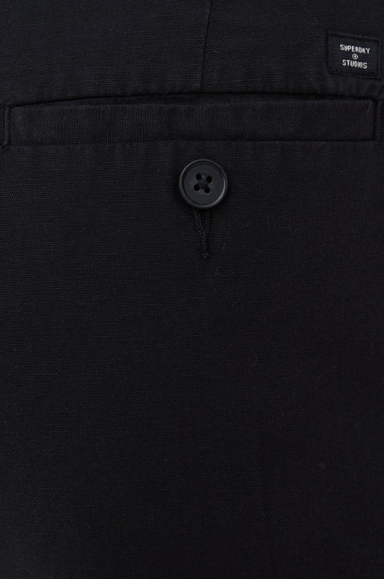 Plátěné kraťasy Superdry černá W7110269A.02A
