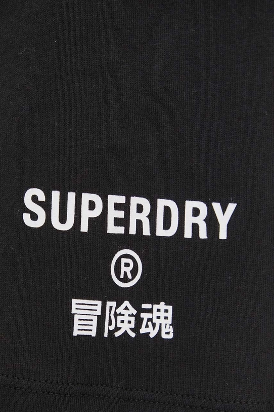 Superdry szorty bawełniane czarny W7110315A.02A