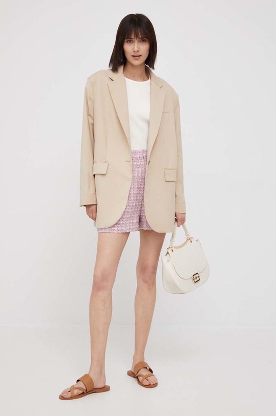 United Colors of Benetton szorty 41ZTD9004.902 różowy SS22