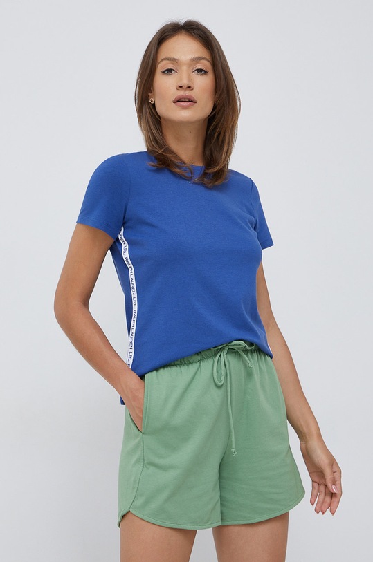 United Colors of Benetton szorty bawełniane 3BL059001.16A zielony SS22