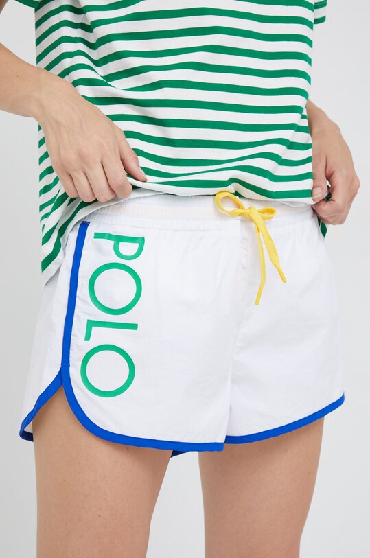 Polo Ralph Lauren pantaloncini sovrastampa bianco 211863686001
