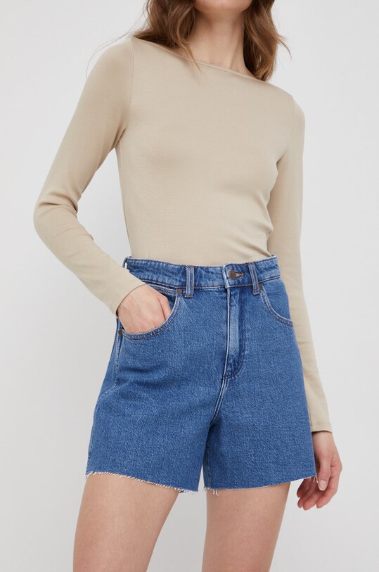 Wrangler szorty jeansowe z elastanem granatowy W25H3845R