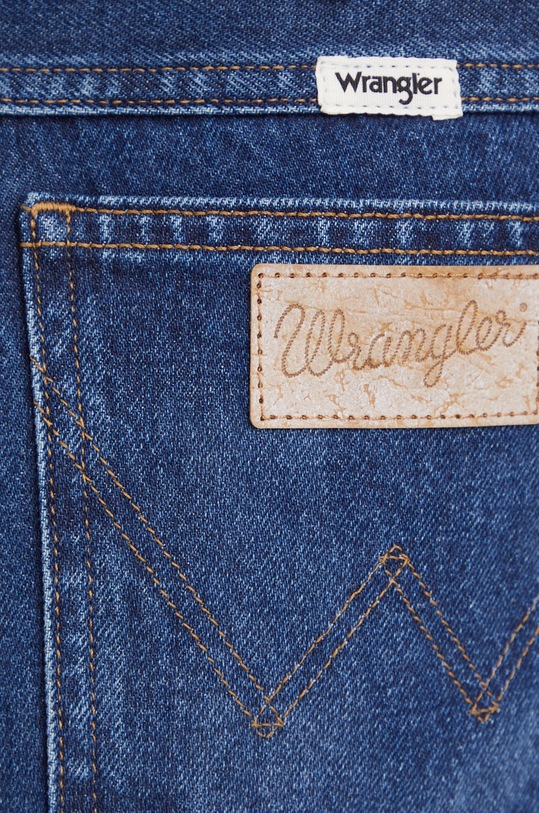 Wrangler szorty jeansowe W25JSF422 granatowy