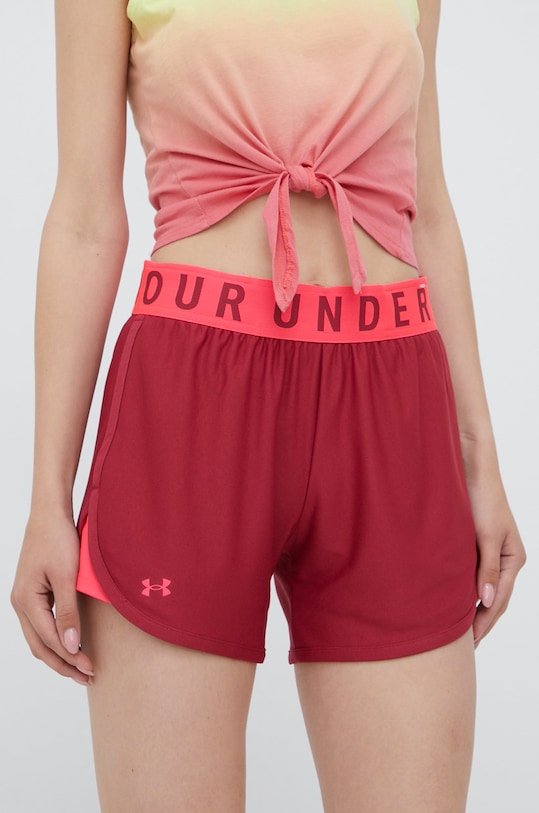 Under Armour pantaloni scurți de antrenament Play Up 1355791 1355791 burgundia SS24