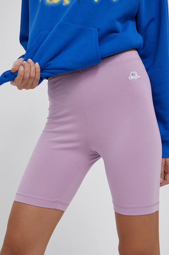 Champion szorty 114940 z elastanem fioletowy 114940