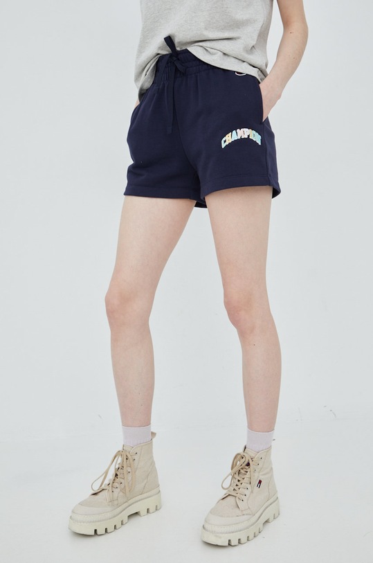 Champion pantaloni scurti 114967 tricotaj bleumarin 114967