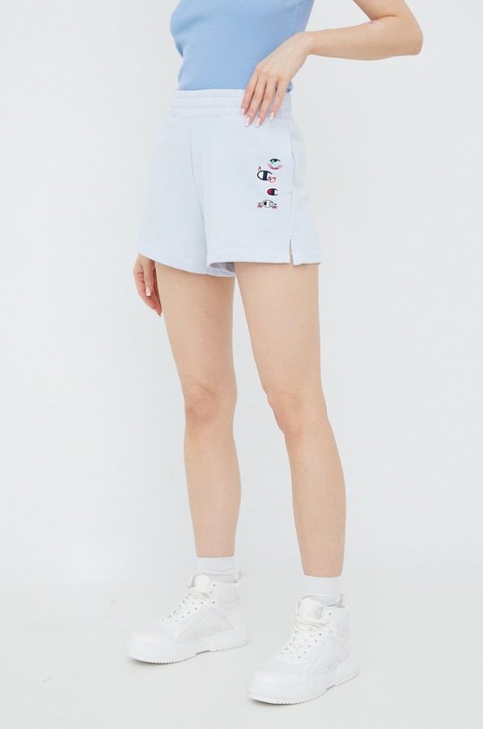 Champion szorty 115043 dzianina niebieski 115043