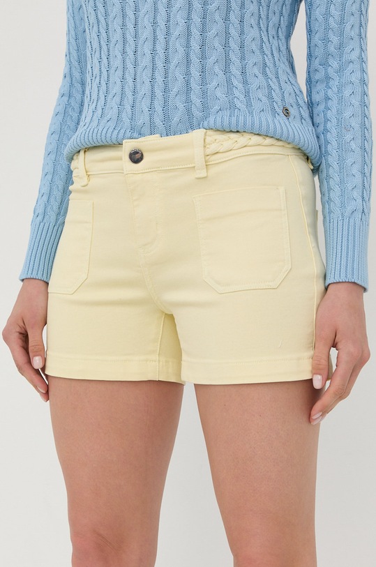 Morgan pantaloni scurti jeans 221.SHEVEN galben SS22