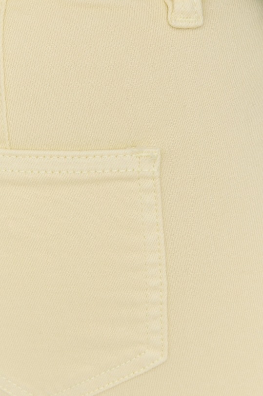 Morgan pantaloni scurti jeans galben 221.SHEVEN