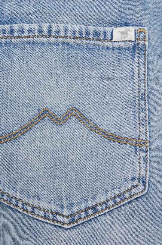 Mustang pantaloni scurti jeans High Rise Shorts albastru 1012454.5000.422