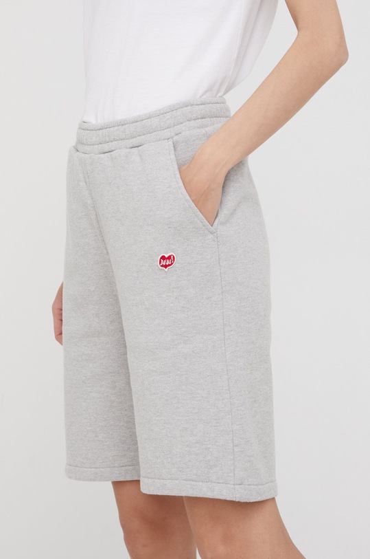 Šortky Deus Ex Machina bavlna sivá DLA223283