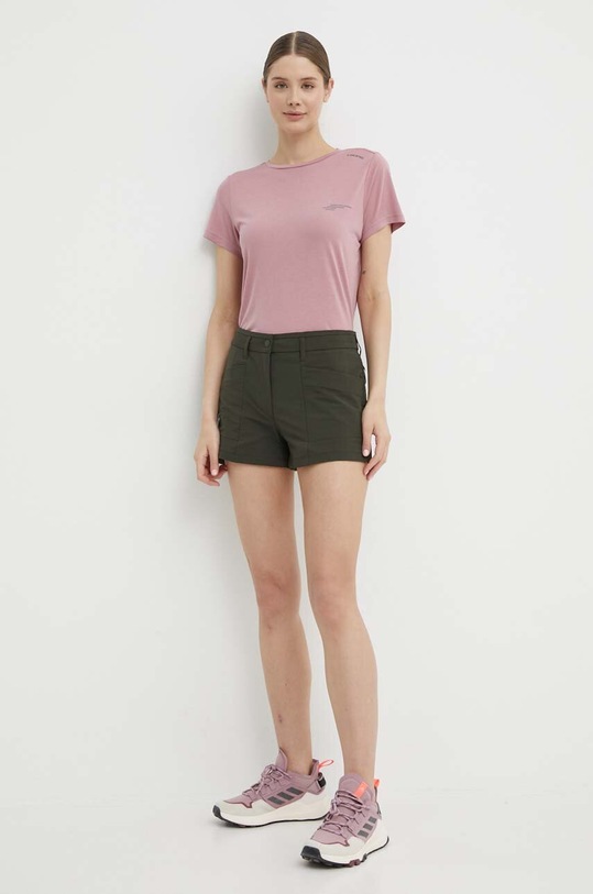 Kratke outdoor hlače Salewa Puez 00.0000028315 zelena SS24