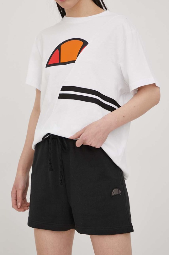 Ellesse pantaloni scurți din bumbac bumbac negru SGM14159