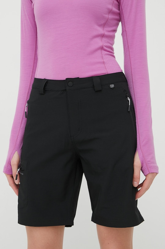 Kratke outdoor hlače Viking Sumatra bez uzorka crna 800.24.9565