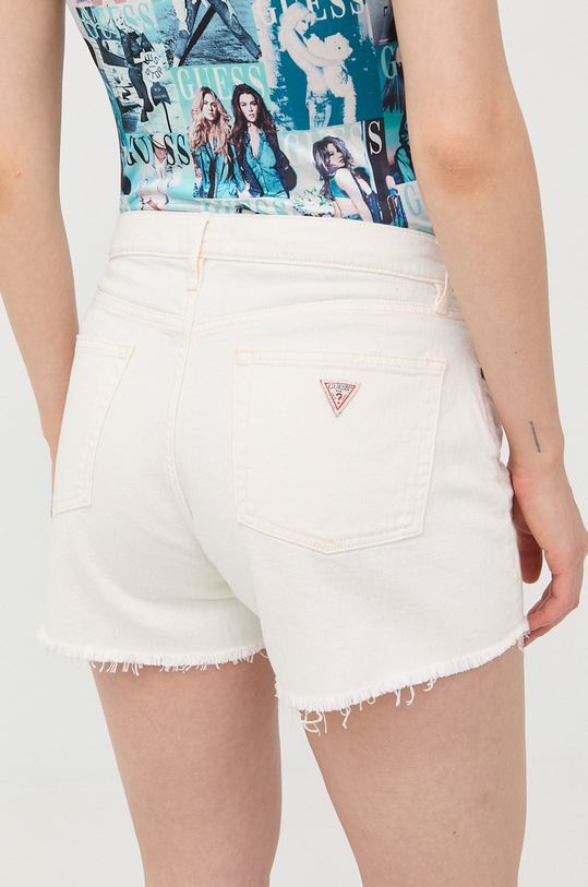 Odzież Guess szorty jeansowe W1GD19.D4DQ1 beżowy