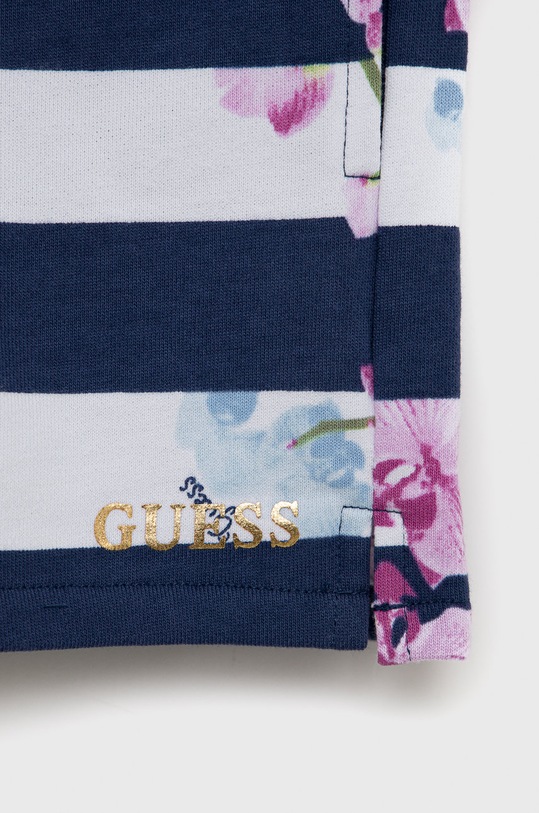 Dievča Detské bavlnené šortky Guess K2RQ13.KA6R0 modrá