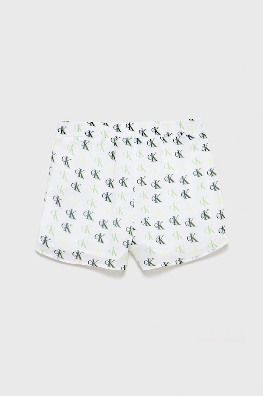 Calvin Klein Jeans szorty dziecięce IG0IG01449.PPYY IG0IG01449.PPYY biały SS22