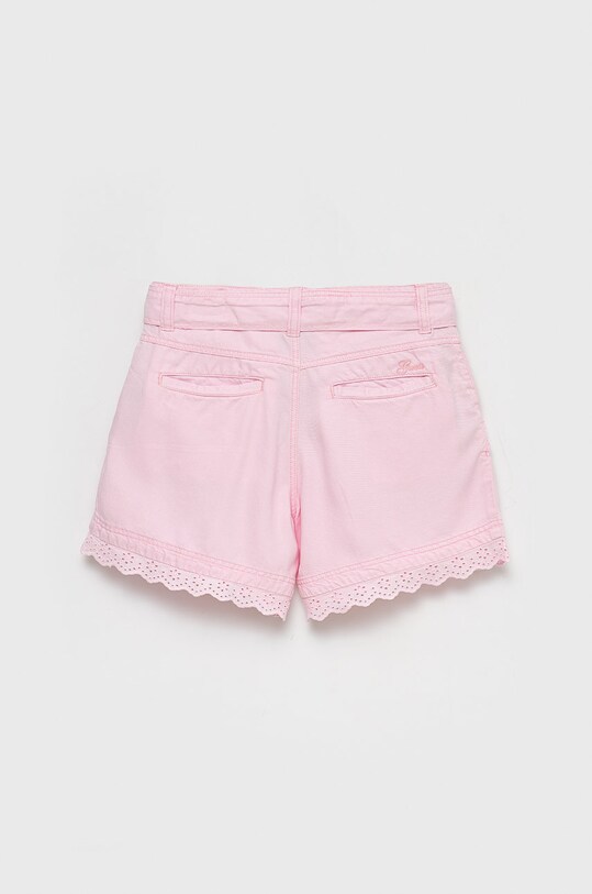 Guess pantaloni scurti copii J2GD03.WE8R0 roz SS22