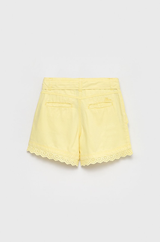 Παιδικό σορτς Guess J2GD03.WE8R0 κίτρινο SS22