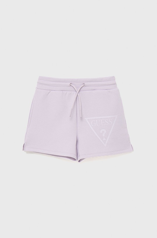 Guess szorty dziecięce z elastanem fioletowy J2RD08.FL03S