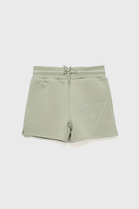Guess szorty dziecięce z elastanem turkusowy J2RD08.FL03S