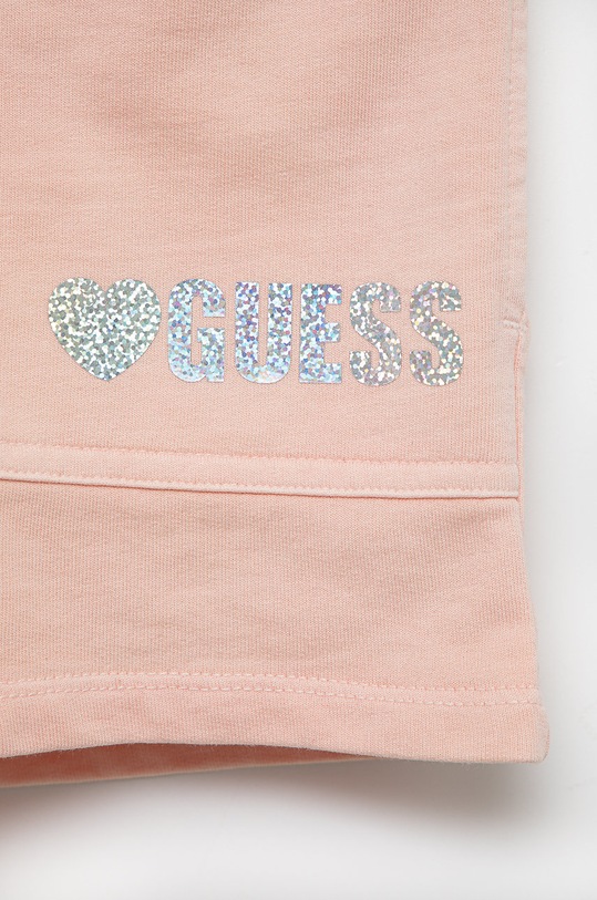 DÍVKA Dětské bavlněné šortky Guess K2GQ11.KB4O0 růžová